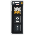 BRITE Рамка 3-местная РУ-3-2-Бр стекло черный матовый IEK