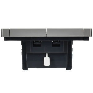 FORTE&PIANO Выключатель жалюзи 10А FP511 сталь IEK
