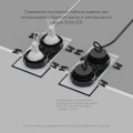 Влагозащищенный светильник Denkirs DK3112-BK