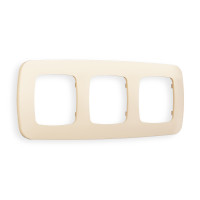 OF140333 Рамка OMEGA Ecta Бежевый матовый 3-ая AMBRELLA VOLT