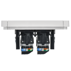 FORTE&PIANO Розетка компьютерная двойная RJ45 кат.5E FP233 белый IEK