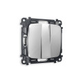 MO405010 Комплект механизма 3-кл выключателя OMEGA Серебро глянец QUANT OP4050, VM133 AMBRELLA VOLT