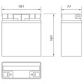 Аккумуляторные батареи MNB Battery MM 18-12