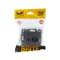 BRITE Розетка двойная TV+RJ45 кат.5E РТВ/РК12-БрС сталь IEK