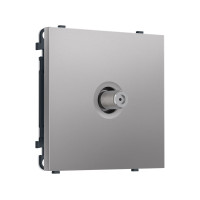 MS513050 Комплект механизма TV розетки SAT SIGMA Сталь матовый 5-2400MHz 3.5dB QUANT PRO (SP5130, PR215)