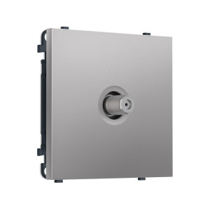 MS513050 Комплект механизма TV розетки SAT SIGMA Сталь матовый 5-2400MHz 3.5dB QUANT PRO (SP5130, PR215)