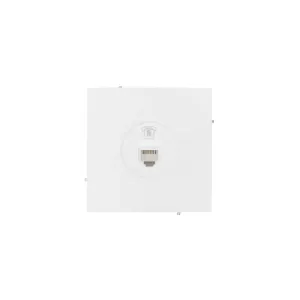 Розетка телефонная 1-м СП ESTET IP20 RJ11 механизм бел. LEZARD 745-0288-137