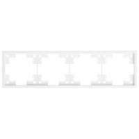 Четырехместная рамка, белый сатин (35840 MW)