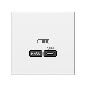 ARTGALLERY USB РОЗЕТКА тип-С 65Вт высокоскор.заряд. QC, PD, механизм, ЛОТОС GAL001327