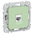 FLITE Розетка компьютерная RJ45 категория 5Е UTP РК5е-1-0-ФлФ фисташковый IEK