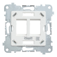 Суппорт для двойной информационной розетки (32971) RIKETT