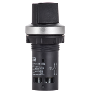 Переключатель IP65 3 позиции моноблок 2NO чёрный MASTER IEK