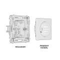 MA806010 Комплект механизма электрической розетки ALFA Черный матовый сз на винтовых зажимах QUANT AP8060, VM141 AMBRELLA VOLT
