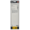 BRITE Рамка 4-местная РУ-4-2-Бр стекло белый RE IEK
