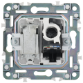 SKANDY Розетка двойная TV+RJ45 кат.5E SK-A14N металл никель IEK