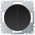 Выключатель 2-кл. СП Florence 10А IP20 механизм черн. (1E31501303) OneKeyElectro 2172822