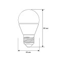 Лампа светодиодная LED8-G45/845/E27 8Вт шар 4500К бел. E27 750лм 170-265В Camelion 12394