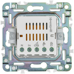 SKANDY Кнопка звонка с индикацией для отелей 10А SK-V17Bl черный IEK