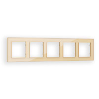 AF330605 Рамка ALFA Platos Шампань Стекло органическое 5-ая AMBRELLA VOLT