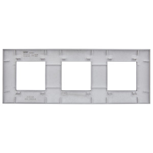 SKANDY Рамка 3-местная SK-F03Gr серый IEK