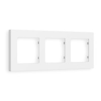 AF220123 Рамка ALFA Techno Белый матовый 3-ая AMBRELLA VOLT