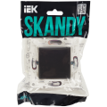 SKANDY Выключатель 1-клавишный перекрестный 10А SK-V03G графит IEK