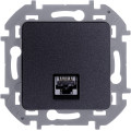 INSPIRIA Розетка компьютерная RJ45 категория 6 UTP антрацит