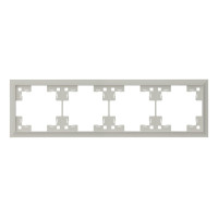 Четырехместная рамка классик, лен (35940 LN)