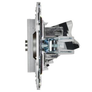 SKANDY Розетка двойная TV+RJ45 кат.5E SK-A14S серебряный IEK
