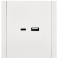 FORTE&PIANO Розетка USB A+C 18Вт FP251 белый IEK