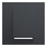 Лицевая панель для вывода кабеля, черный сатин (35170 MB)
