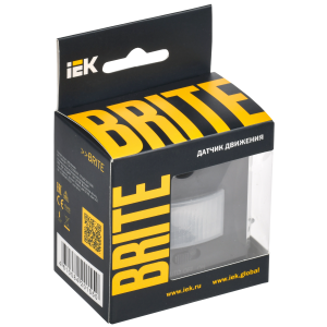 BRITE Датчик движения ДС10-1-БрГ графит IEK