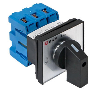 Переключатель кулачковый ПК-2-13 3П 63А ВКЛ-ВЫКЛ EKF pk-2-13-63