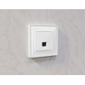 MA132010 Комплект механизма компьютерной розетки ALFA Белый матовый RJ-458P8C CAT6 с шторкой QUANT AP1320, VM188 AMBRELLA VOLT