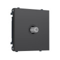 MS913050 Комплект механизма TV розетки SAT SIGMA Графит Мягкое касание 5-2400MHz 3.5dB QUANT PRO (SP9130, PR215)