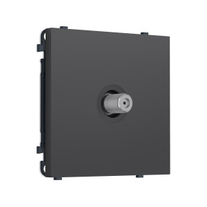 MS913050 Комплект механизма TV розетки SAT SIGMA Графит Мягкое касание 5-2400MHz 3.5dB QUANT PRO (SP9130, PR215)