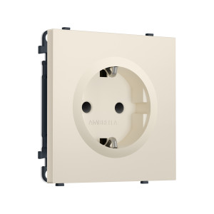 MS327010 Комплект механизма электрической розетки SIGMA Бежевый матовый 50Hz 2P+E с/з с/ш 16A-250V QUANT PRO (SP3270, PR141)