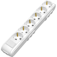 Arvia Electric, MOTTO, Колодка 6 гнезд с защитой от детей с/з (белая)