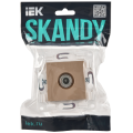SKANDY Розетка TV оконечная SK-A12Sa песочный IEK