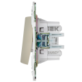 SKANDY Выключатель 2-клавишный перекрестный 10А SK-V06B бежевый IEK