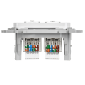 FLITE Розетка 2-местная компьютерная RJ45 категория 6 UTP РК6-2-0-ФлБ белый IEK