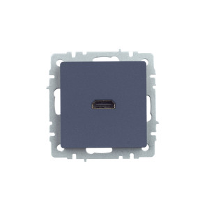 BRITE Розетка HDMI РHDMI-0-БрМ маренго IEK