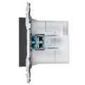 SKANDY Розетка USB A+C 18Вт SK-R13G графит IEK