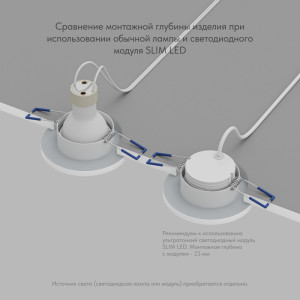 Влагозащищенный светильник Denkirs DK2036-WH