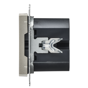 BRITE Розетка USB A+C 45Вт высокоскоростная зарядка РЮ11-2-БрШ шампань IEK