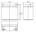 Аккумуляторные батареи MNB Battery MNG 55-12