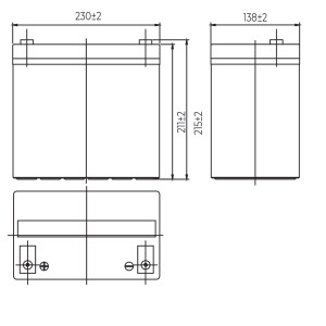 Аккумуляторные батареи MNB Battery MNG 55-12