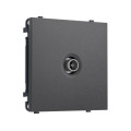 MS663010 Комплект механизма TV розетки оконечной SIGMA Антрацит серый 50-870 MHz 1dB QUANT PRO (SP6630, PR202)