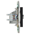 SKANDY Розетка TV оконечная SK-A12Bl черный IEK