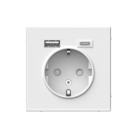 ARTGALLERY РОЗЕТКА 16А с 2 USB A+C, 5В/2,4А/3,0А, 2х5В/1,5А, механизм, ЛОТОС GAL001332